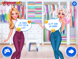 Decore os Jeans da Arlequina e da Barbie - screenshot 1
