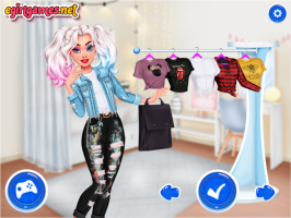 Decore os Jeans da Arlequina e da Barbie - screenshot 3