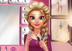 Barbie - Boneca Totally Hair com conjunto de jogo e cabeleireiro ㅤ, FASHIONISTAS