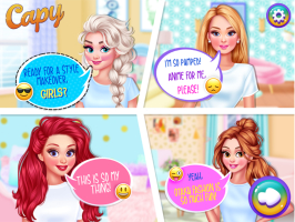 Elsa, Rapunzel, Ariel e Bela adoram Moda Japonesa - screenshot 1