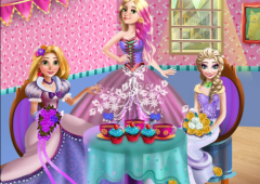 Festa de Chá com Três Princesas