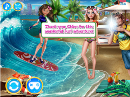 Moana e Rapunzel: Surf na Praia - screenshot 3