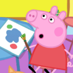 Jogo Pinte a tela com a Peppa Pig