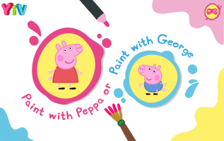 Pinte a tela com a Peppa Pig - screenshot 1