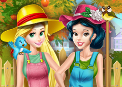 Princesas Disney: Jardineiras Profissionais