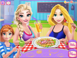 Princesas Disney Preparam Uma Salada - screenshot 3