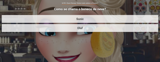 Quiz Disney: Acha que sabe tudo sobre o Frozen? - screenshot 3