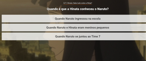 Quiz Naruto: Sabe tudo sobre a Hinata? - screenshot 3