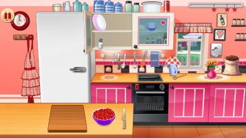 Jogo Sarah é cozinhar bolo online. Jogar gratis